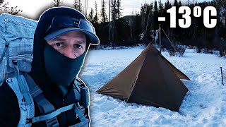 Winter Camping In A HOT TENT Isnt What You Think It Is [upl. by Pacifica]