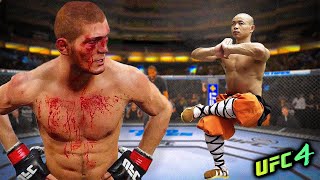 Khabib Nurmagomedov vs Hou Zhu EA sports UFC 4 [upl. by Calandria411]