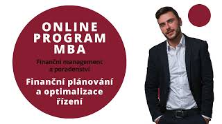 Program MBA  Finanční management a poradenství  Finanční plánování  CARDIFF ACADEMY SE [upl. by Seligmann]