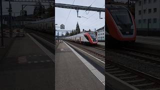 Einfahrt RABe502 FVDOSTO SBB CFF FFS in Liestal sbb cff ffs fvdosto trainspotting shorts yt [upl. by Perrins]