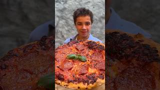 Pepperoni pan pizza 🍕 click for recipe [upl. by Raffaj]