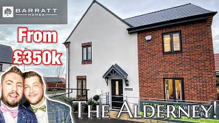 SURPRISES Inside Barratt Homes £350k THE ALDERNEY Show Home Tour Rose Meadow  New Build UK [upl. by Lleroj277]