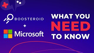 BOOSTEROID amp MICROSOFT Partnership What You NEED to KNOW [upl. by Dione]