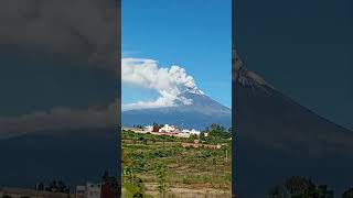 Así es la fumarola del Popocatépetl [upl. by Atsira]