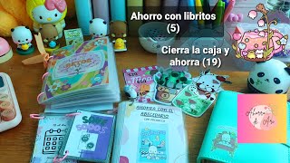 AHORROS DIVERTIDOS ♡ Ahorro con libritos 5° y cierra la caja y ahorra 19°💖🎲🍀 retosdeahorro [upl. by Carmelo221]