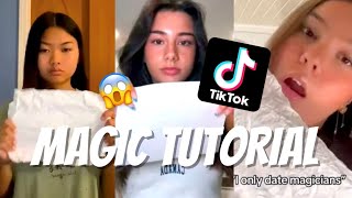 HOW TO DO VIRAL TIKTOK MAGIC TRICK REVEALED [upl. by Wertz]