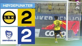 Lillestrøm 2  2 Sarpsborg 08  Høydepunkter [upl. by Nnaeiram]