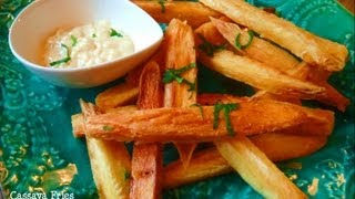 Crispy Golden Cassava yuca manioc Fries [upl. by Durante35]