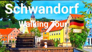 SchwandorfBavaria 🇩🇪 Walking Tour Bavarian Village 4K [upl. by Atekihs347]