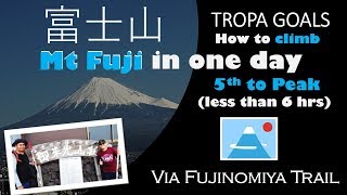 Climbing Mt Fuji in one day from Tokyo [upl. by Hudson]