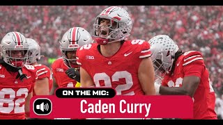 Ohio States Caden Curry on the defensive lines impact in the win vs Indiana [upl. by Tare]