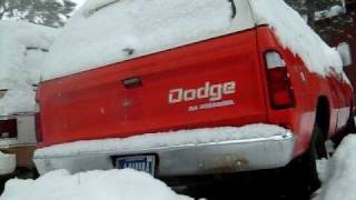 Cold start exhaust shot of my 1976 Dodge Ramcharger [upl. by Cameron]