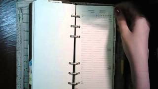 Gillio Compagna medium  Filofax personal size setup [upl. by Declan]