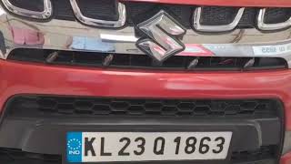 brezza car front grill light installation [upl. by Socin139]