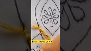 Beautiful embroidery tutorial for beginners threadembroidery embroidery [upl. by Pieter]