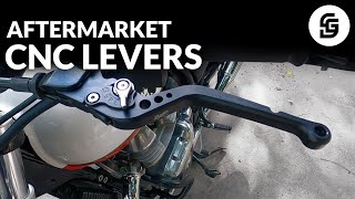 Aftermarket CNC Levers installation  INTERCEPTOR 650 [upl. by Areehs518]