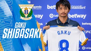 Presentación de GAKU SHIBASAKI como jugador del CD Leganés [upl. by Jackqueline]