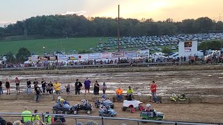 20210827 Hookstown Fair Demolition Derby H1 Power Wheels [upl. by Ibrek758]