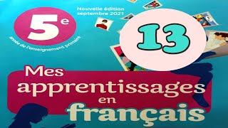 Mes apprentissages en francais 5 page 13 [upl. by Redmond68]