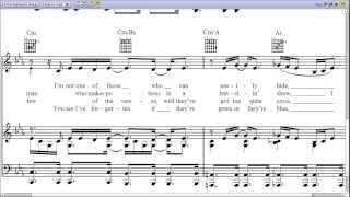 Elton Johns Your Song  Piano Sheet Music Teaser [upl. by Rett]