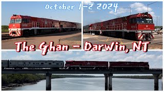 The Ghan in Darwin  Darwin Railway Station  NR18110  Oct 12 2024 [upl. by Ytiak721]