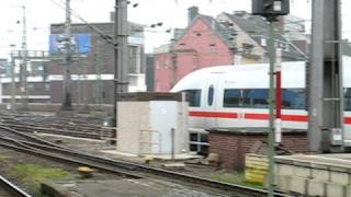 Ein und ausfahrende ICEZüge in Köln Hbf [upl. by Rima492]