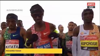 London Marathon 2019  Mens race  Highlights [upl. by Golightly]