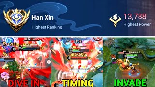 FULL TIP FOR HAN XIN NEW BUILD FOR SoloQ l HIGH RANK FULL ROTATION l [upl. by Faus]