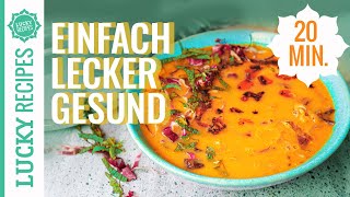 Linsensuppe 20 Min  Frisch amp Lecker mit gesunden Bitterstoffen 🍀  Vegane Rezepte [upl. by Nrubliw]