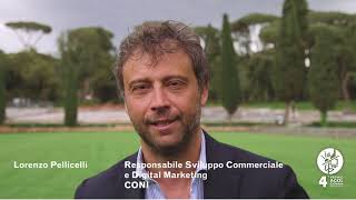 4° Premio Agol intervista a Lorenzo Pellicelli  CONI [upl. by Imeon43]