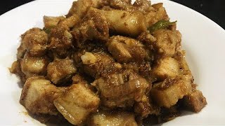 how to cook binagoongang Baboy Recipe  filipino dish [upl. by Enneirdna]