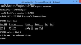 clean disk with CMD  How to Format a Drive using Command PromptDiskpart  Any Windows OSsoftware [upl. by Eus476]