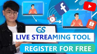 GOSTREAM  LIVESTREAM FASTER EASIER  Livestream from prerecorded video and many more features [upl. by Rialb]