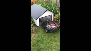 Great robotic lawn mower garage for HUSQVARNA Automower [upl. by Retluoc]