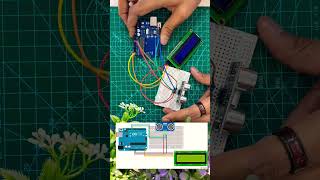 Measuring Distance by Ultrasonic Sensor and Arduino 📏📐📝diy arare uinoprojecelectronics [upl. by Chuah]