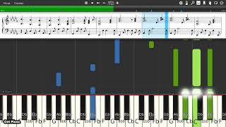 Tom Waits  Closing Time  Piano tutorial and cover Sheets  MIDI [upl. by Nnylrefinnej]