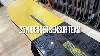 NIDECKER SENSOR TEAM 2425 スノーボード ナイデッカー センサーチーム [upl. by Tansey]