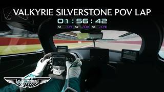 Onboard with Aston Martin Valkyrie Silverstone Lap Record [upl. by Xela]