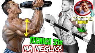 BICIPITI ENORMI con la TECNICA 21s di ARNOLD ma questa VERSIONE è MIGLIORE [upl. by Adnole]