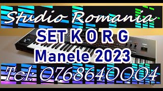 Set Korg Pa4x Manele 2023 [upl. by Ferde]