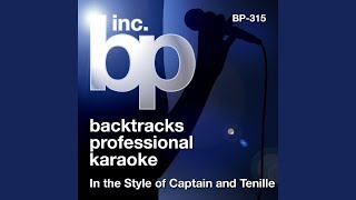 Muskrat Love Karaoke Instrumental Track In the Style of Captain and Tenille [upl. by Amsaj]