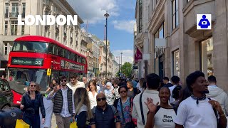 London Walk 🇬🇧 🇻🇪 OXFORD STREET Marylebone to Tottenham Court Road  Central London Walking 4K HDR [upl. by Iredale]