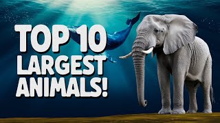 Top 10 Largest Animals Ever Recorded  Incredible Facts amp Rankings [upl. by Adnalu593]