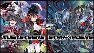 Lycoris Musketeer Vera vs Starvader Nebula Lord Dragon  Cardfight Vanguard VPremium [upl. by Wiggins]