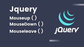 Jquery mouseup amp mousedown  Jquery tutorial in hindi part4 [upl. by Obadiah]