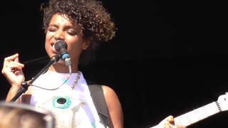 Lianne La Havas quotWeird Fishesquot Cover at Lollapalooza 2013 [upl. by Bohun]