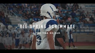 Big Spring Scrimmage  Little Town Big Team [upl. by Elfreda]