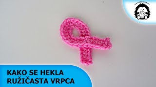 Kako se hekla ružičasta vrpca  PletenjeNet  Pletenje Heklanje vuna [upl. by Haila]