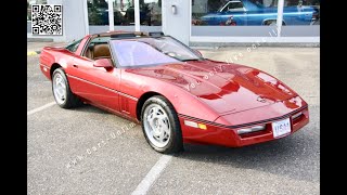 1990 Corvette C4 ZR1 Performance Coupe [upl. by Nolyaw775]