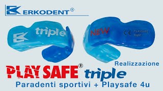 Playsafe triple paradenti sportivo [upl. by Aramot]